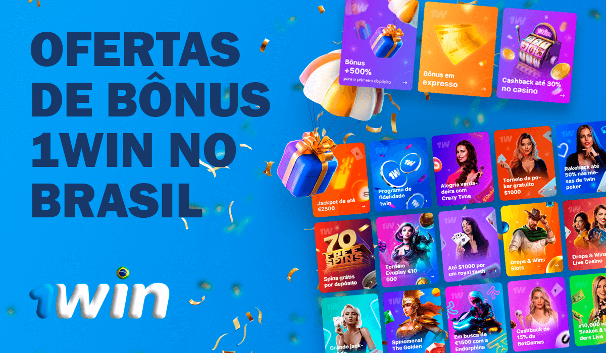 Bônus dos casinos online 1Win no Brasil