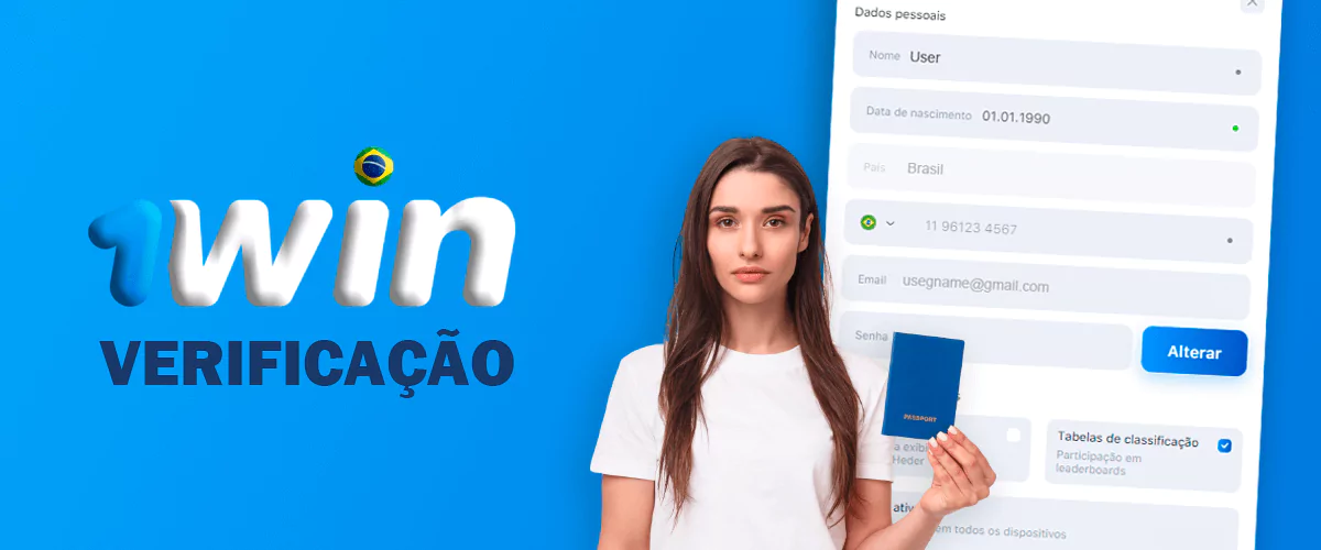 Verificação no 1 Win