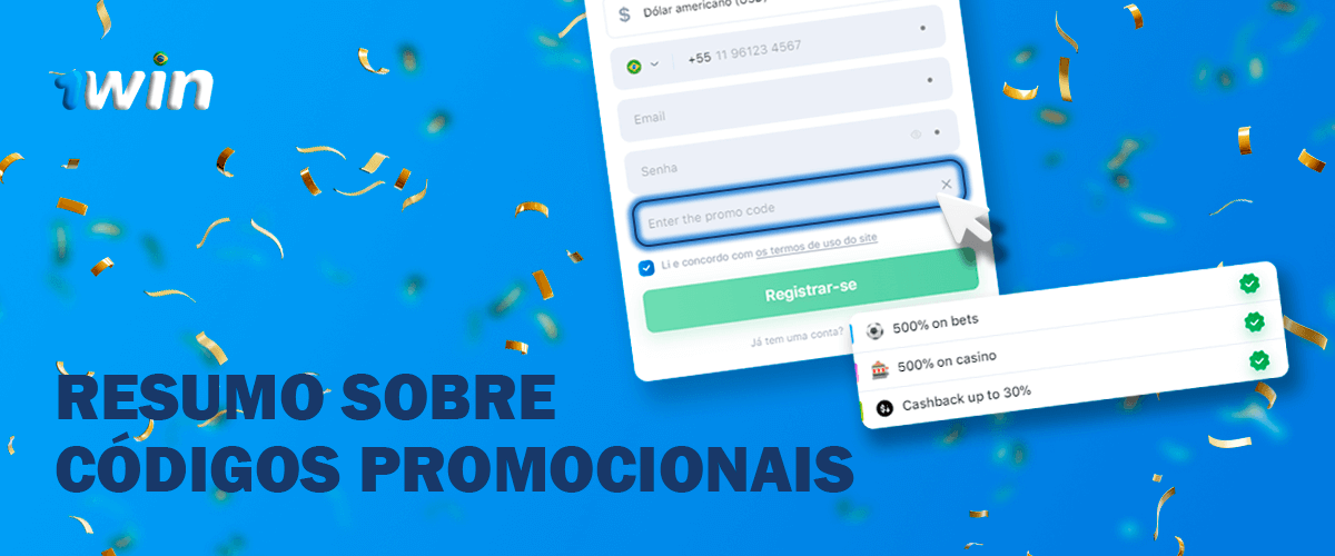 Visão geral dos códigos promocionais 1Win